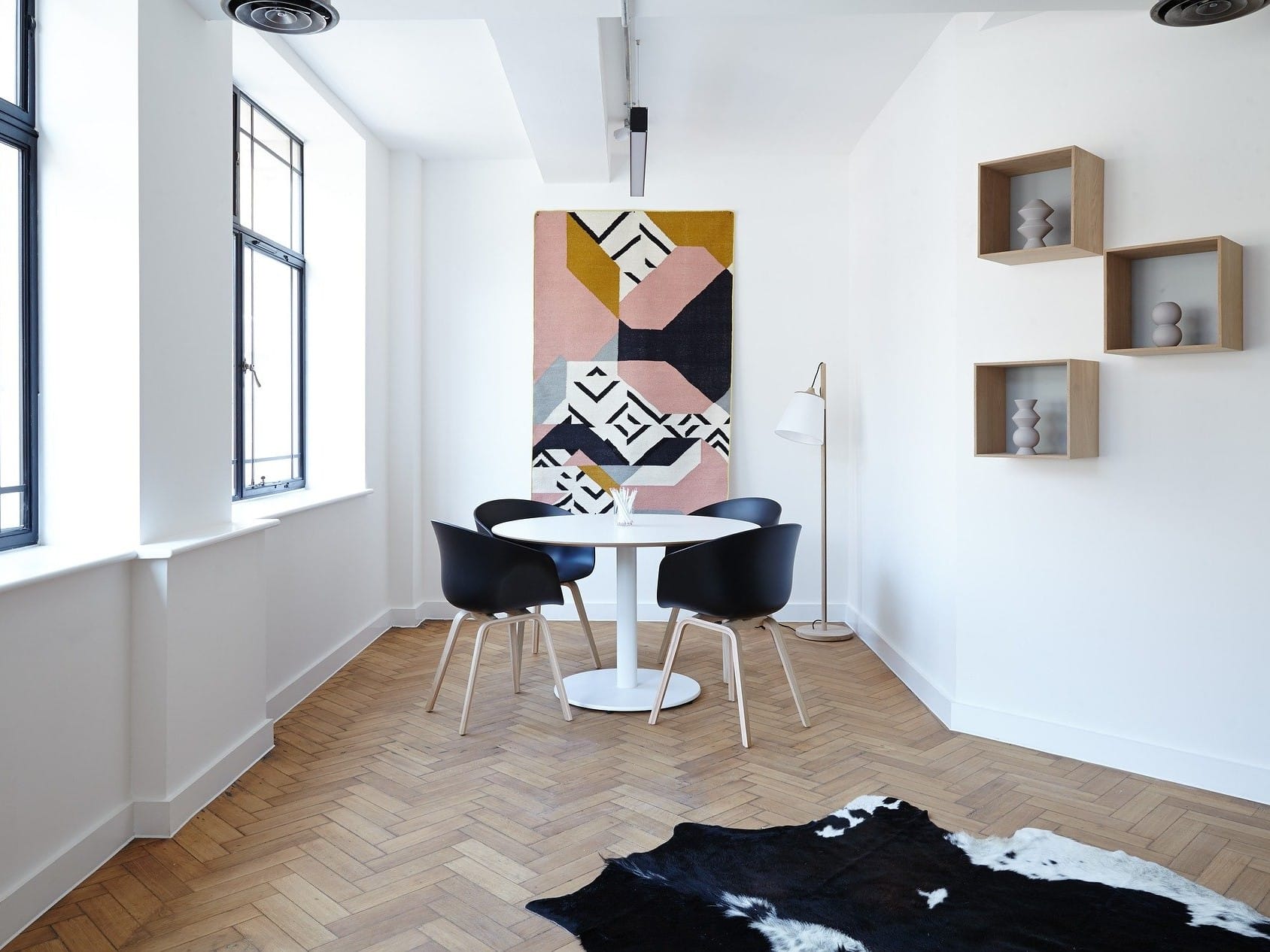 Salle a manger épurée