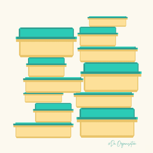 Boites en plastique - desencombrement