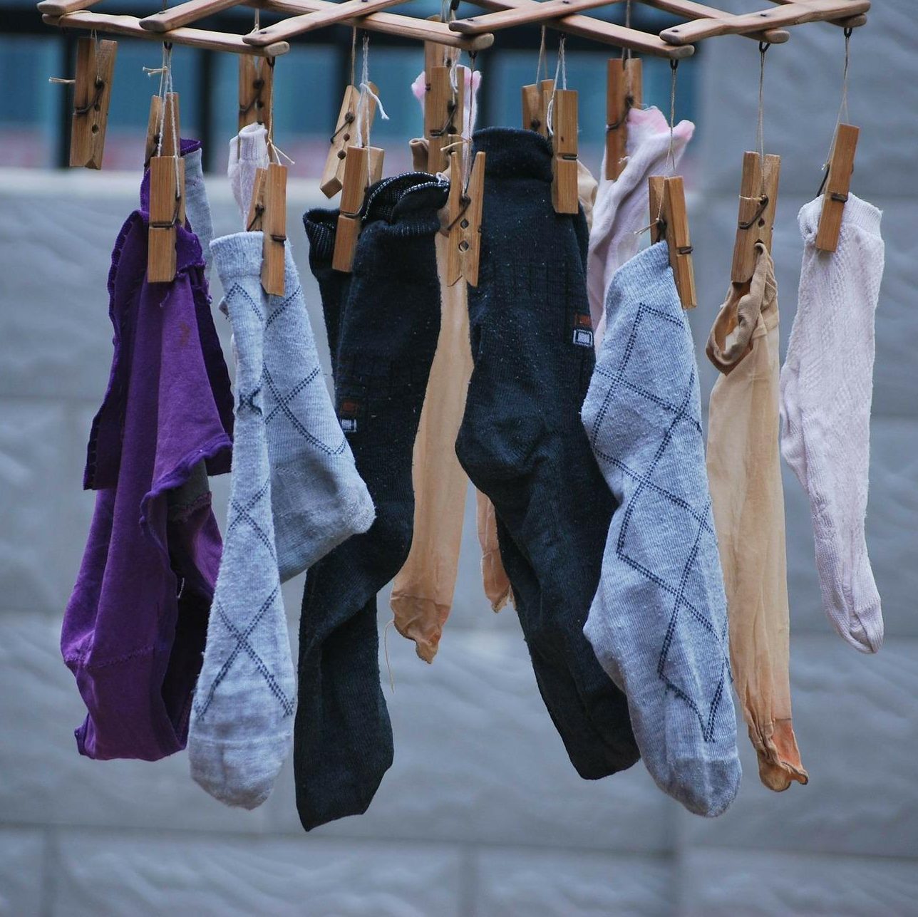 Chaussettes suspendus séchoir à slip